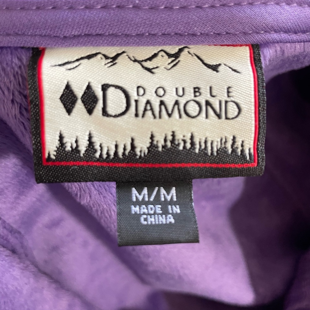 Double Diamond Purple Performance Zip Jacket Wome… - image 6